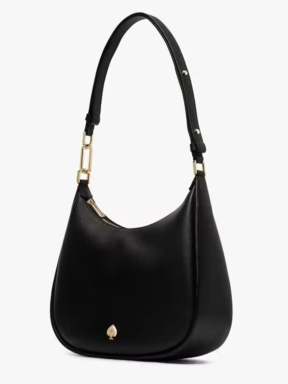 ♠️Kate Spade Kayla Large Pebbled Leather Convertible Shoulder Bag, Black NEW NWT - Picture 2 of 9